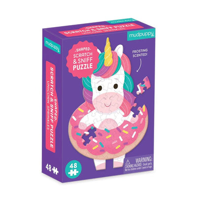 Unicorn Sprinkles 48 Piece Mini Scratch & Sniff Puzzle - Lemon And Lavender Toronto