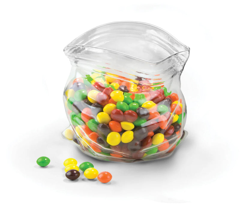 UnZipped Glass Zipper Bag