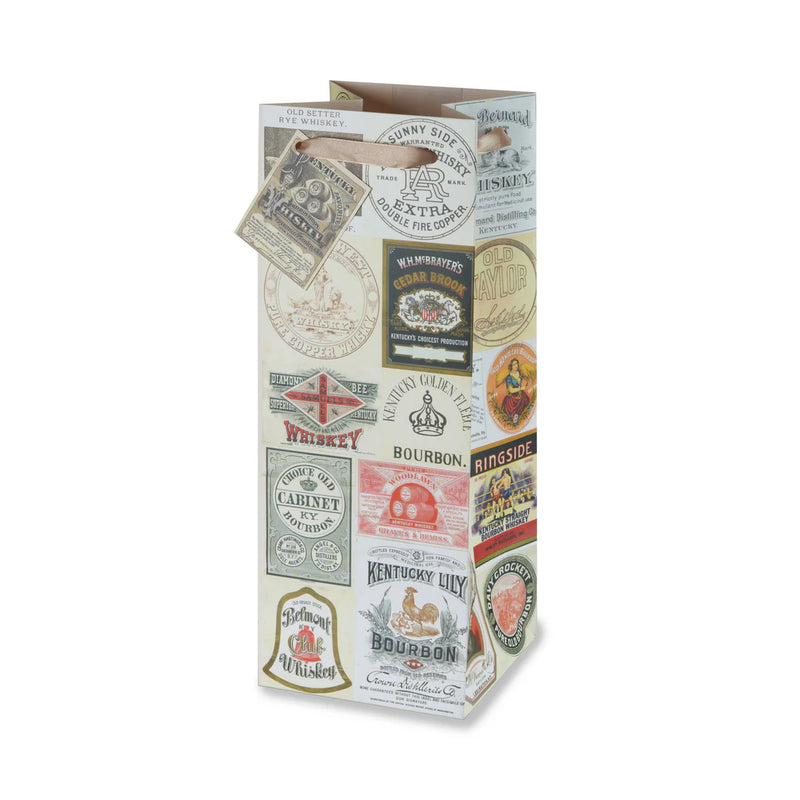 Whisky Label Liquor Bag