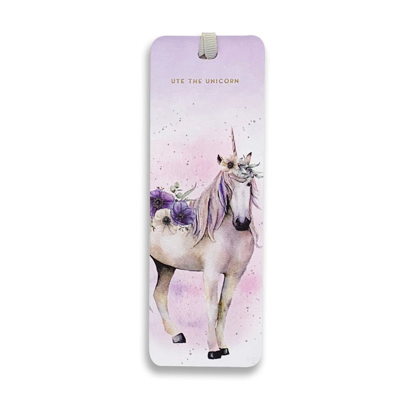 Ute the Unicorn Bookmark - Lemon And Lavender Toronto