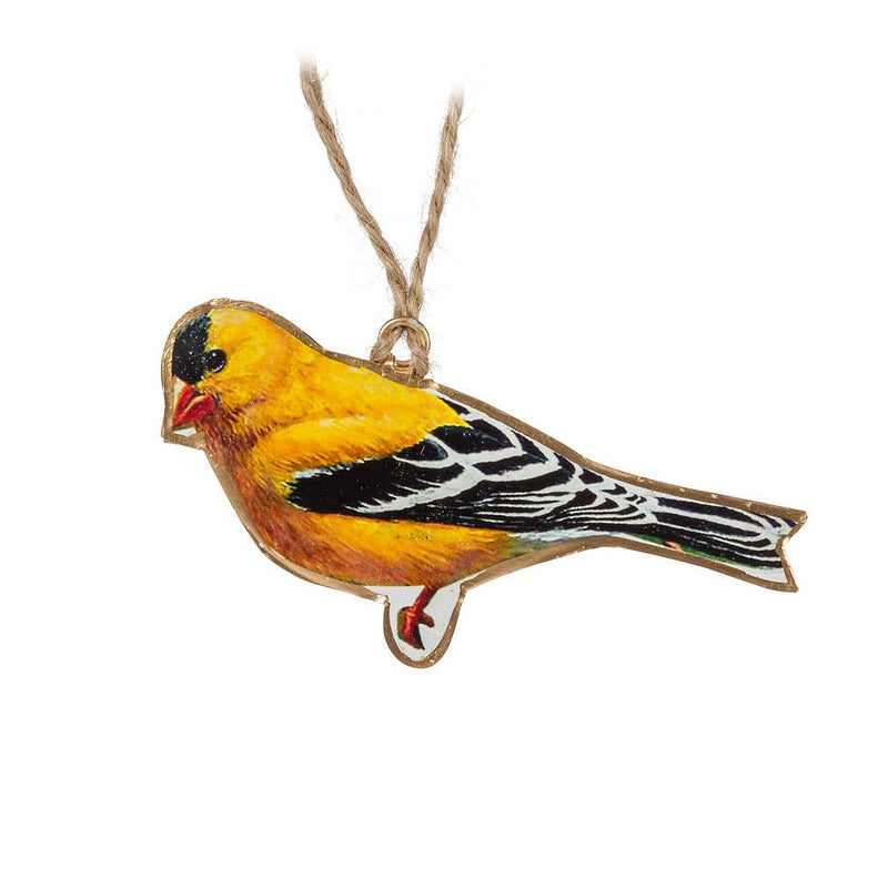 Vintage Inspired Colourful Bird Ornament - Lemon And Lavender Toronto