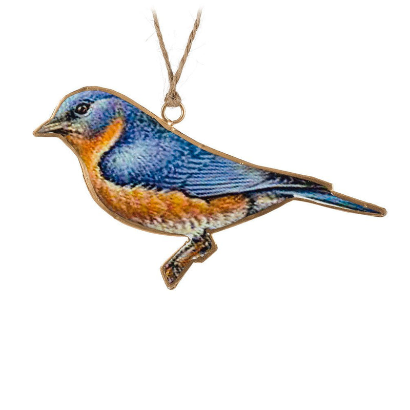 Vintage Inspired Colourful Bird Ornament - Lemon And Lavender Toronto