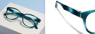 Virginia Teal Reading Glasses - Peepers - Lemon And Lavender Toronto