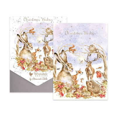 'Walking in a Winter Wonderland' Woodland Animal Christmas Card Pack - Lemon And Lavender Toronto