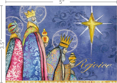 We Three Kings Petite Christmas Card Box Set - Lemon And Lavender Toronto