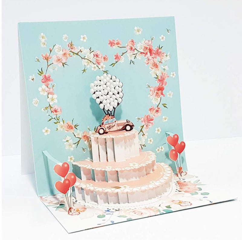 Wedding Grande 3D Card - Lemon And Lavender Toronto