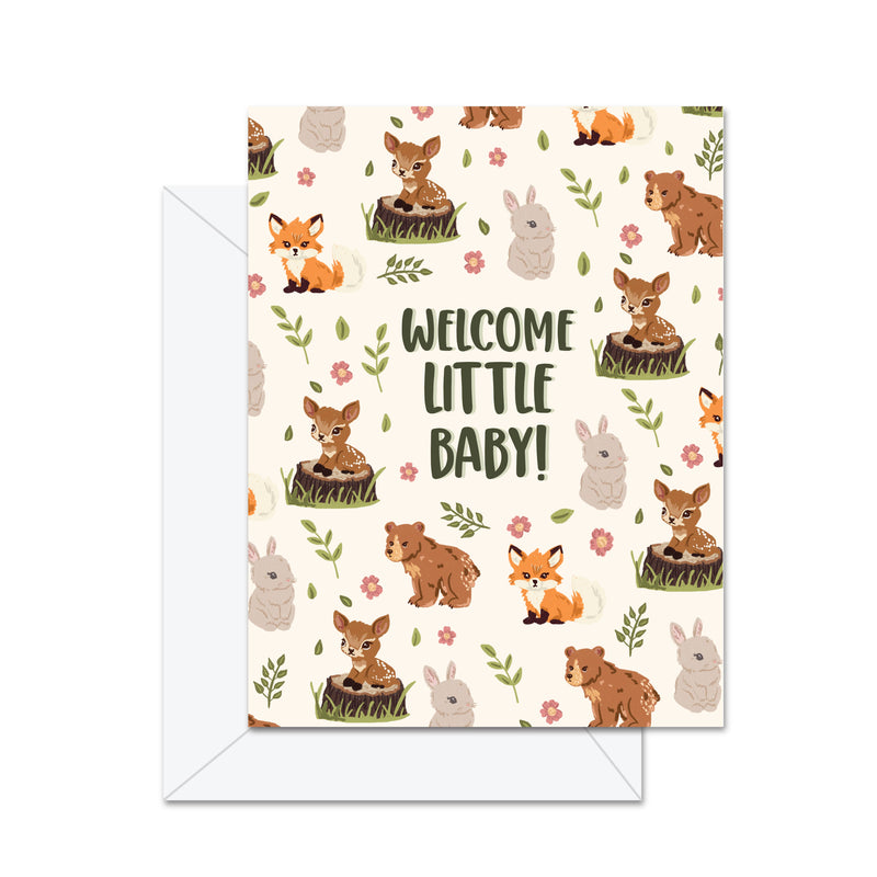 Welcome Little Baby! - Greeting Card - Lemon And Lavender Toronto