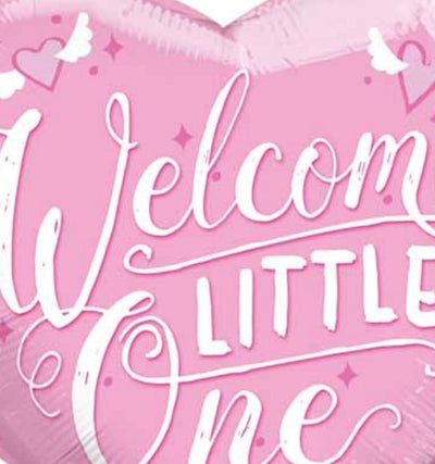 Welcome Little One 9" Balloon - Lemon And Lavender Toronto