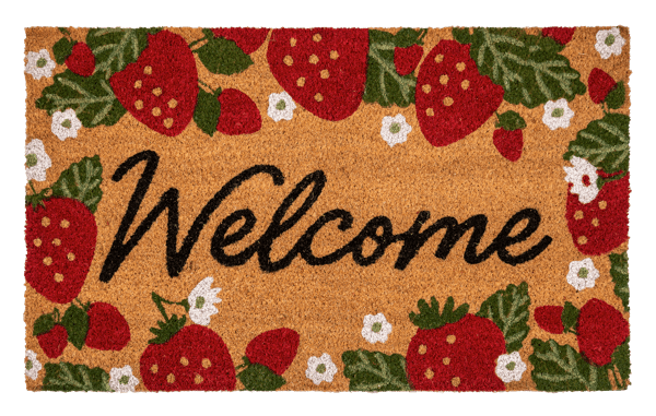 Welcome Strawberry Doormat - Lemon And Lavender Toronto