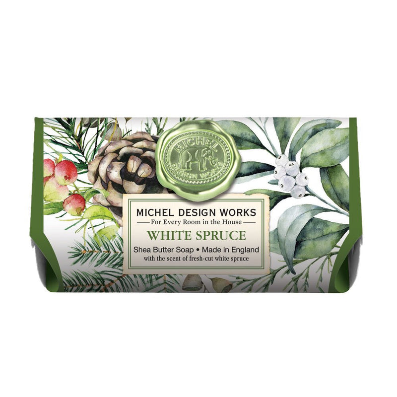 White Spruce Large Bath Soap Bar - Lemon And Lavender Toronto