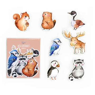 Wild Animals Sticker Set - Lemon And Lavender Toronto