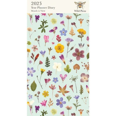 'Wild Press' Mint Bloom Year Planner Diary 2025 - Lemon And Lavender Toronto