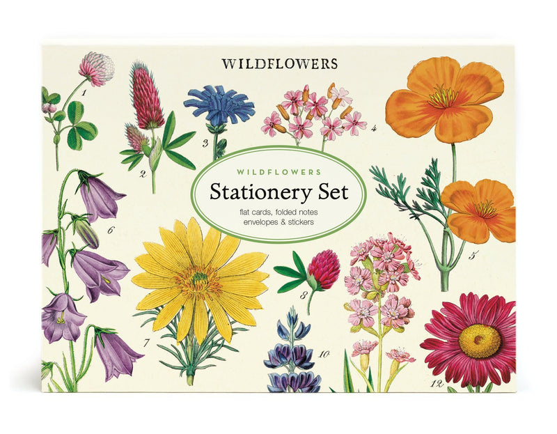 Wildflowers Stationery Set - Cards & Stickers - Lemon And Lavender Toronto