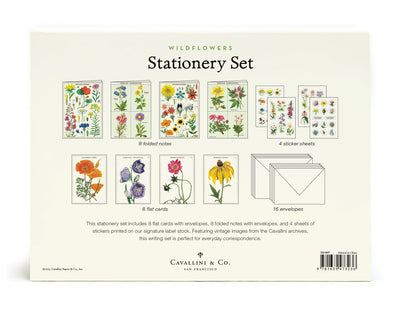 Wildflowers Stationery Set - Cards & Stickers - Lemon And Lavender Toronto