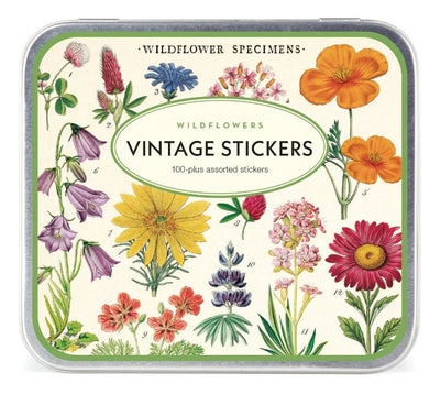 Wildflowers Vintage Stickers - Cavallini & Co. - Lemon And Lavender Toronto