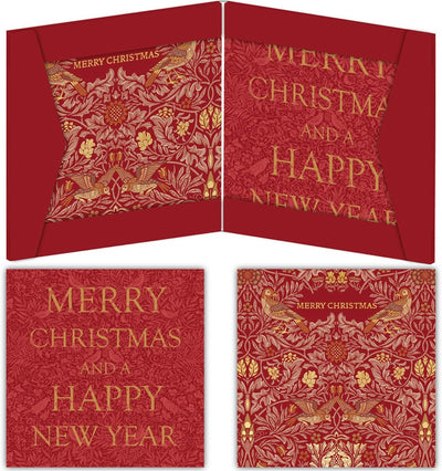 William Morris Red Christmas Cards - Lemon And Lavender Toronto