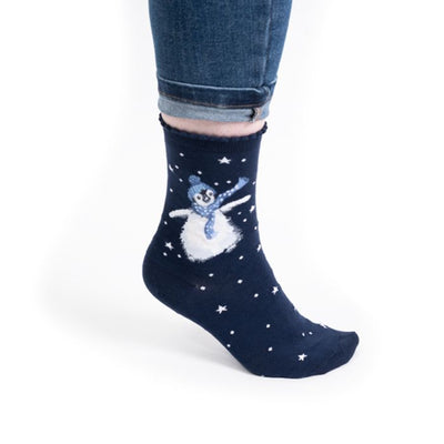 'WINTER WONDERLAND' PENGUIN SOCKS - Lemon And Lavender Toronto