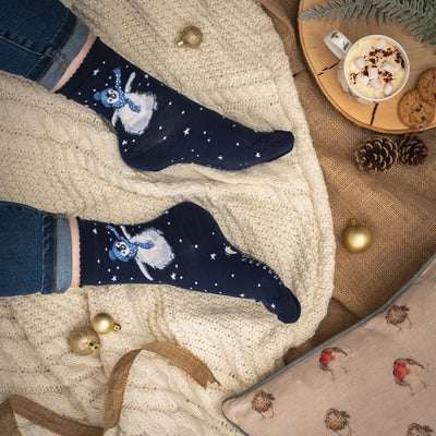 'WINTER WONDERLAND' PENGUIN SOCKS - Lemon And Lavender Toronto