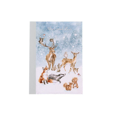 Winter Wonderland' Woodland animal Small Notebook - Lemon And Lavender Toronto