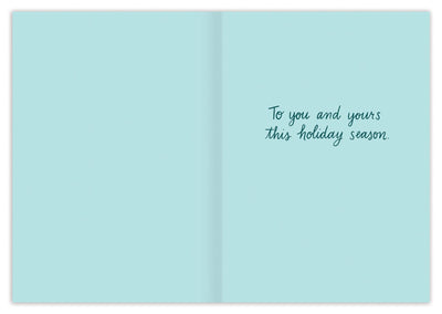 Wintery Wishes Holiday Card - Lemon And Lavender Toronto