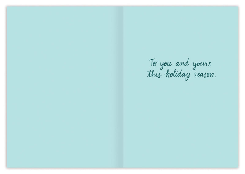 Wintery Wishes Holiday Card - Lemon And Lavender Toronto