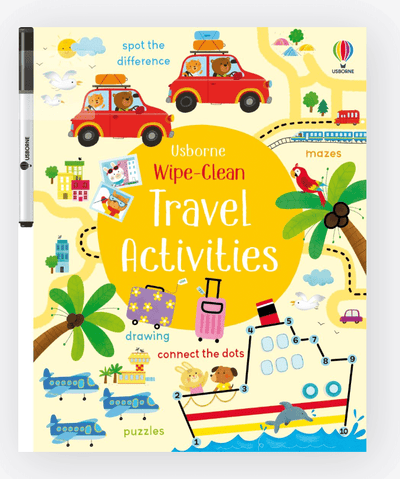 Wipe - Clean Travel Activities - Usborne - Lemon And Lavender Toronto