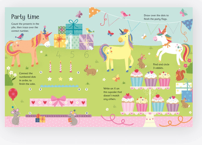 Wipe - Clean Unicorn Activities - Usborne - Lemon And Lavender Toronto