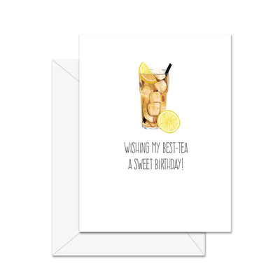 Wishing My Best-Tea A Sweet Birthday! - Greeting Card - Lemon And Lavender Toronto