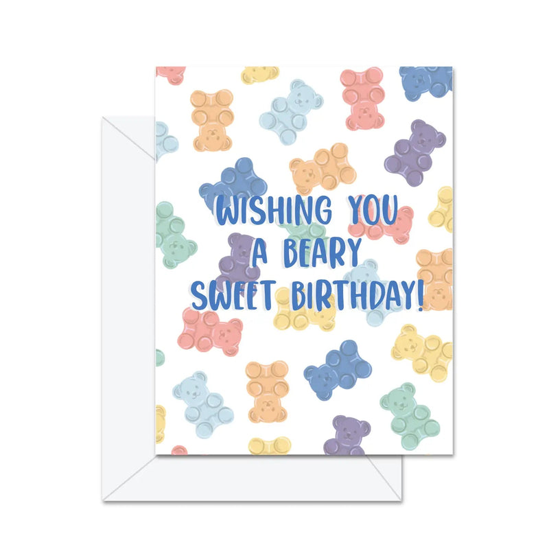 Wishing You A Beary Sweet Birthday - Greeting Card - Lemon And Lavender Toronto