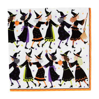 Witches Conga Line Luncheon Napkins - 20 Per Package - Lemon And Lavender Toronto