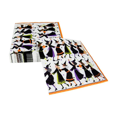 Witches Conga Line Luncheon Napkins - 20 Per Package - Lemon And Lavender Toronto