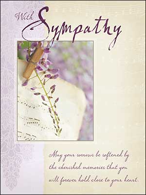 With Sincere Sympathy Greeting Card Assortment Box - Lemon And Lavender Toronto