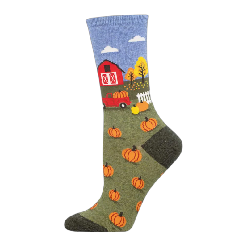 Ladies Pumpkin Patch Socks
