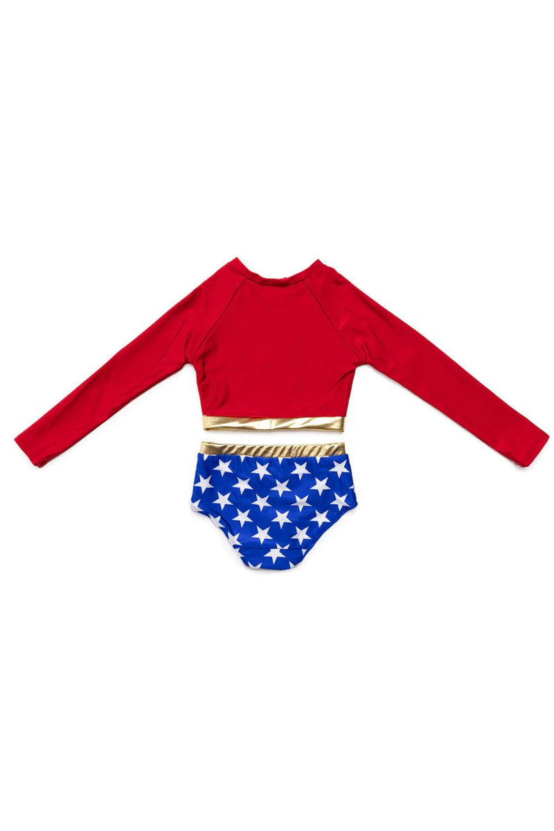 Wonder Girl Swimsuit for Kids - Lemon And Lavender Toronto