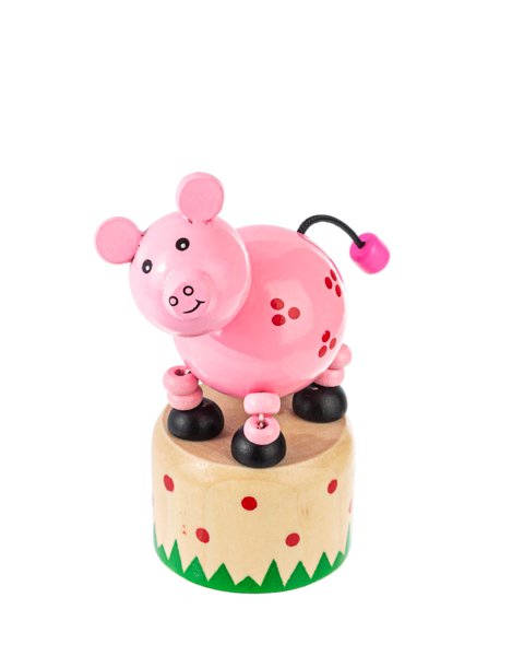 Wooden Farm Push Puppet - Lemon And Lavender Toronto