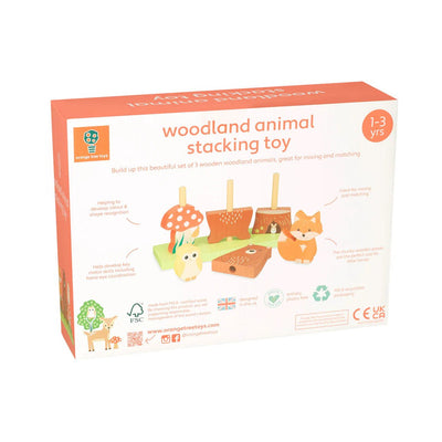 Woodland Animal Stacking Toy - Lemon And Lavender Toronto