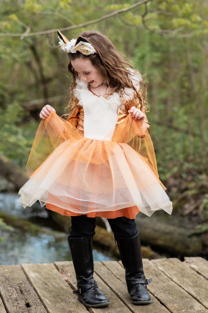 Woodland Fox Dress with Headpiece - Lemon And Lavender Toronto