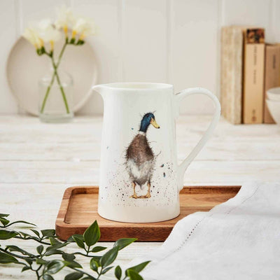 Wrendale Designs Duck 1 Pint Jug - Royal Worcester - Lemon And Lavender Toronto