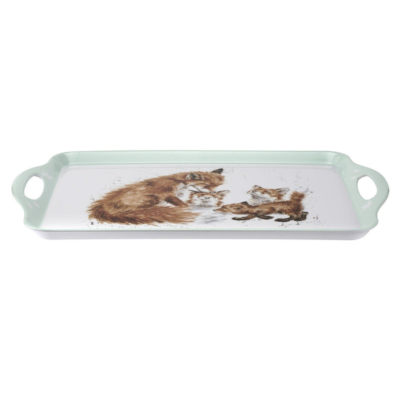 Wrendale Designs - Large Fox Melamine Tray - Lemon And Lavender Toronto