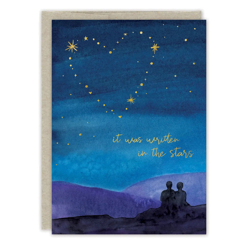 Written in the Stars Wedding Card - Lemon And Lavender Toronto