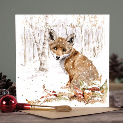 Snowfall Wrendale Christmas Card