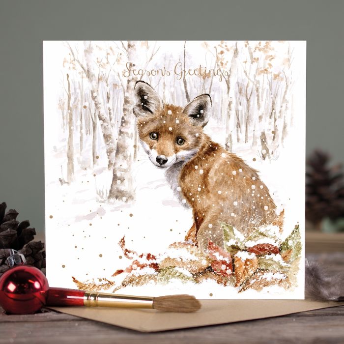 Snowfall Wrendale Christmas Card