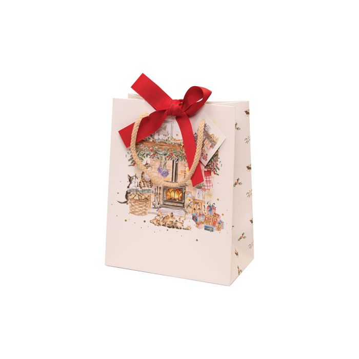 Fireside Gift Bag Medium Christmas Gift Bag