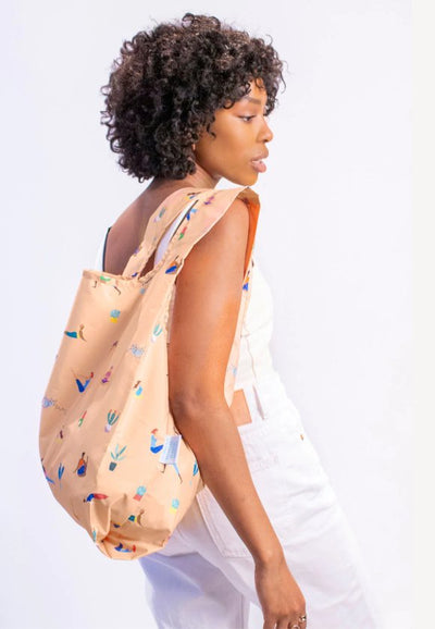 Yoga Girls | Medium Reusable Bag - Lemon And Lavender Toronto