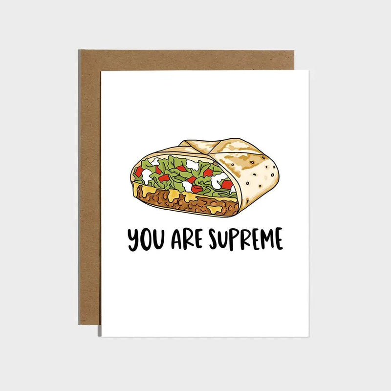 You Are Supreme Love Card - Lemon And Lavender Toronto