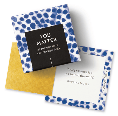 You Matter ThoughtFulls: 30 Pop - Open Cards with Messages Inside - Lemon And Lavender Toronto