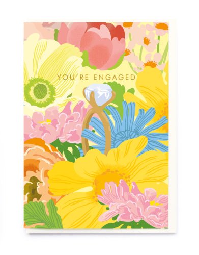 You're Engaged Card - Lemon And Lavender Toronto