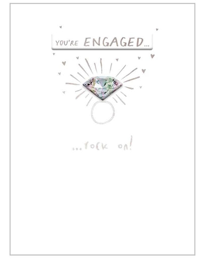 You're Engaged Card - Lemon And Lavender Toronto