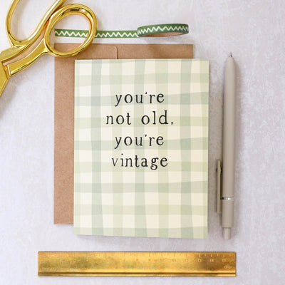 You're Not Old, You're Vintage Birthday Card - Lemon And Lavender Toronto