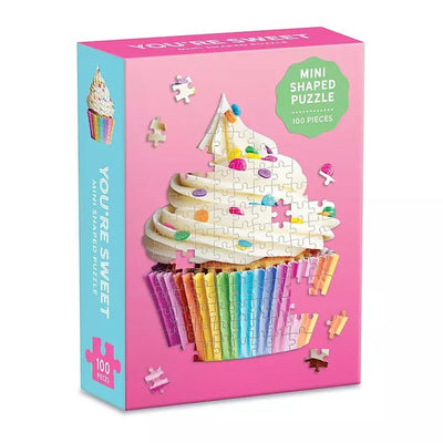 You're Sweet Cupcake 100 Piece Mini Shaped Puzzle - Lemon And Lavender Toronto